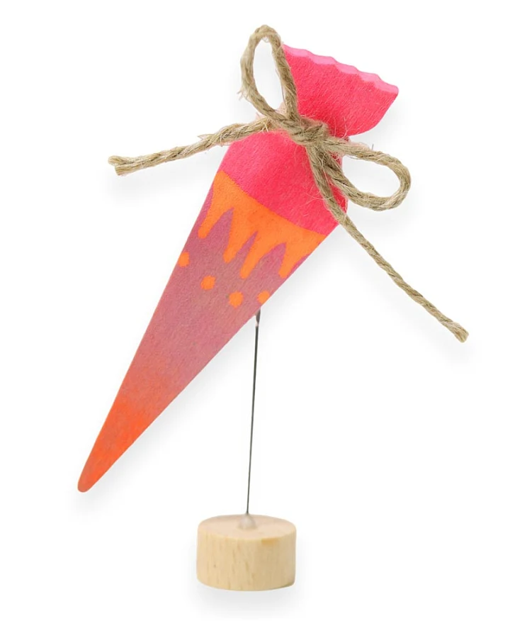 Grimms - Steckfigur Schultüte Neonpink
