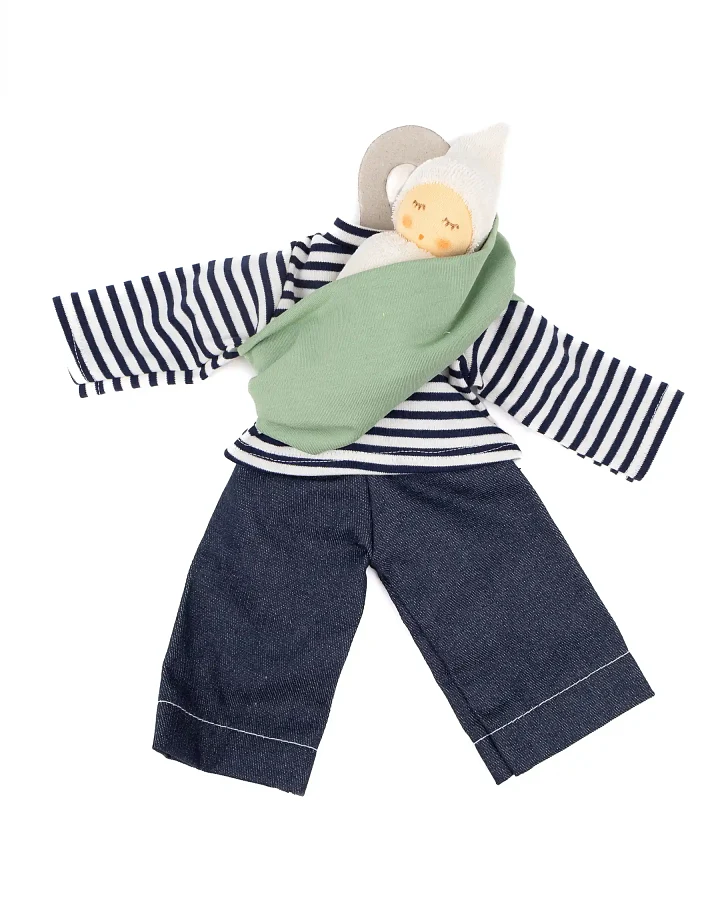 Nanchen Natur - Puppenkleidung "Papa Outfit"