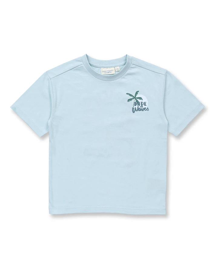Sense Organics - T-Shirt "Camper" hellblau