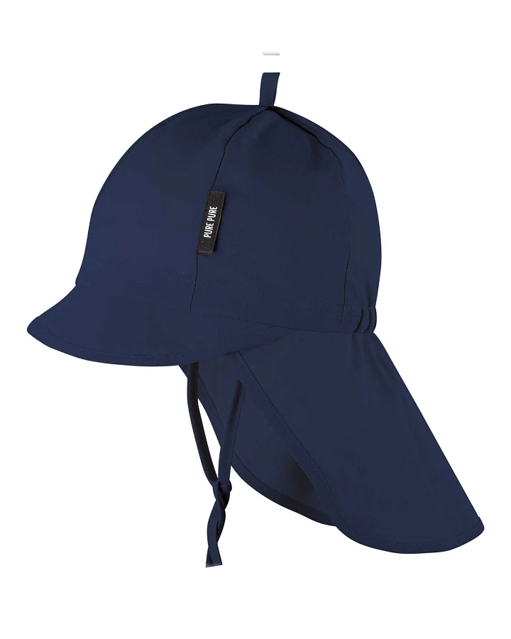 Pure Pure by Bauer - UV-Sonnenhut mit Nackenschutz navy