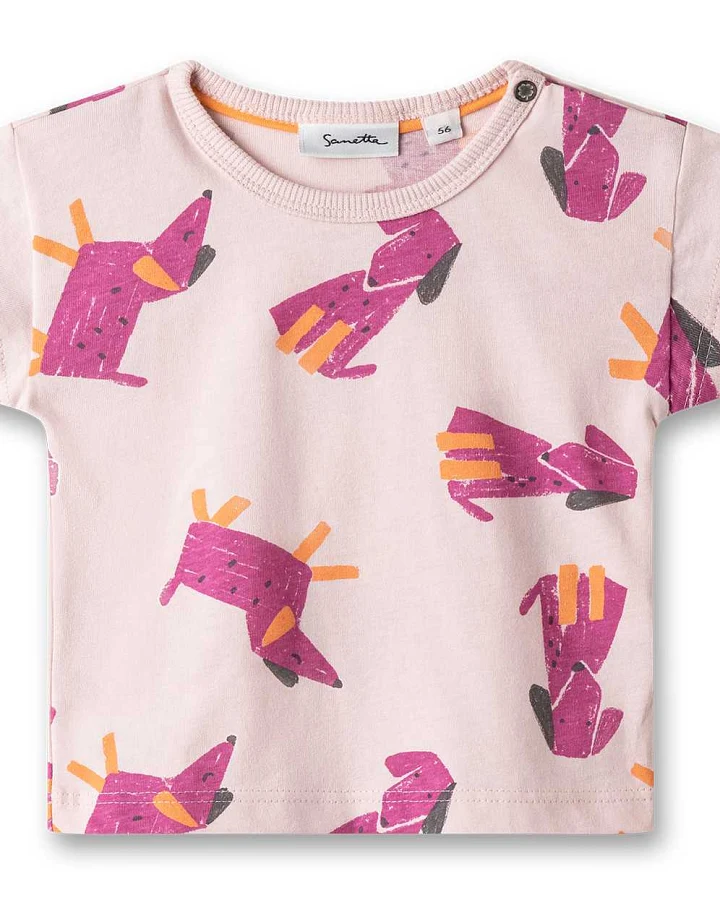 Sanetta Pure - T-Shirt "Hunde" rosa