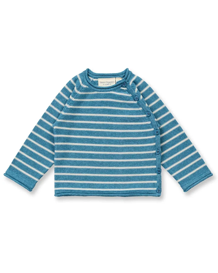 Sense Organics - Wickeljacke stahlblau gestreift