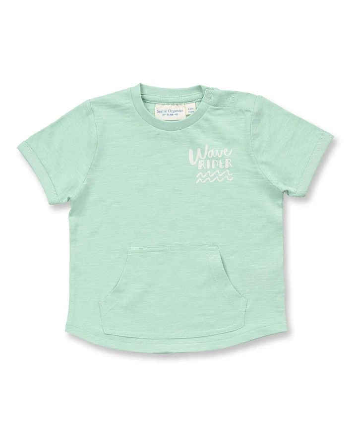 Sense Organics - T-Shirt "Wave Rider" mint