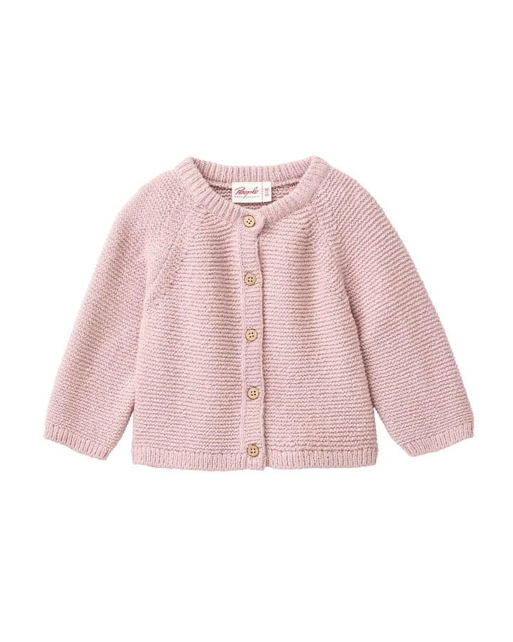 People Wear Organic - Strickjacke malve