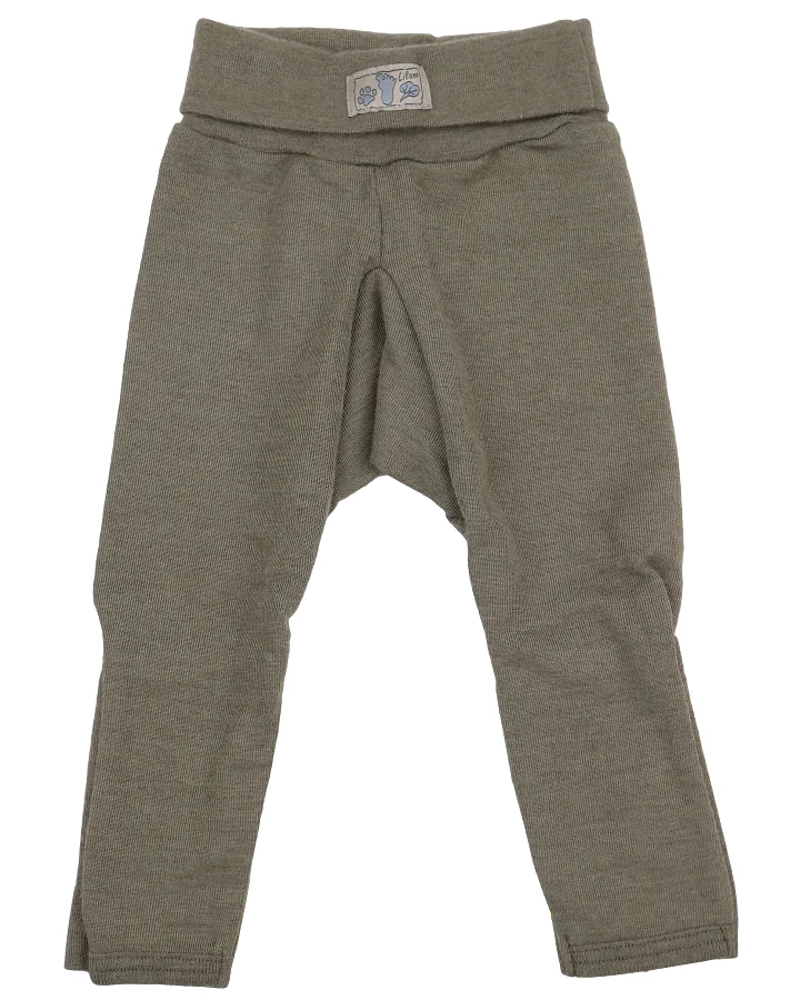 Lilano - Babyhose Wolle Seide khaki
