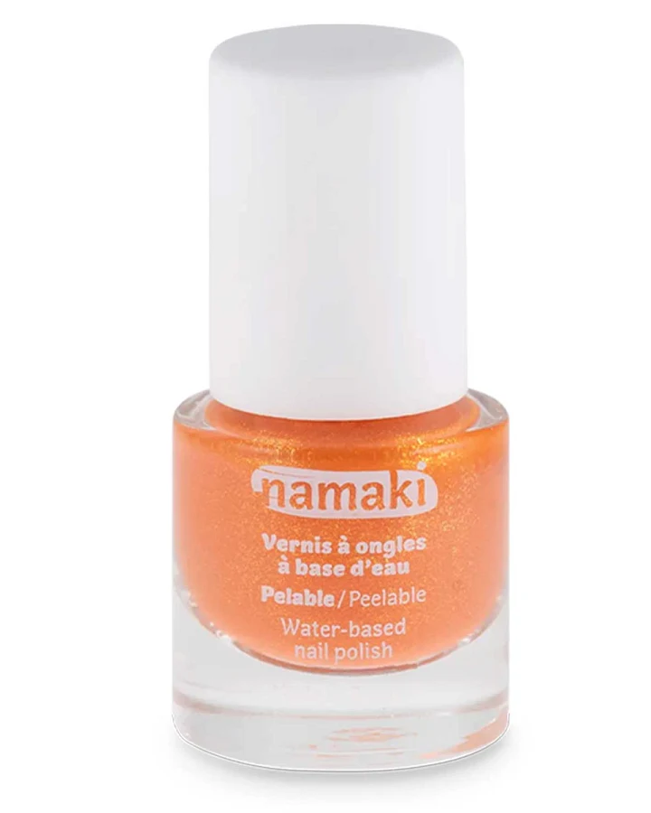 namaki - Nagellack glitzer-coral abziehbar