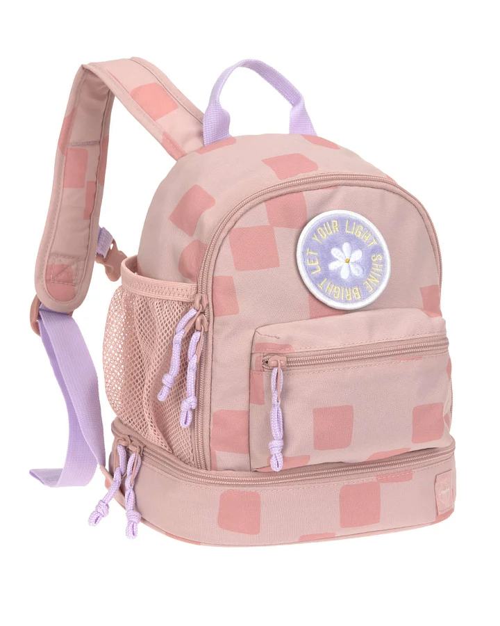Lässig - Kindergartenrucksack Mini "Blume" rosa