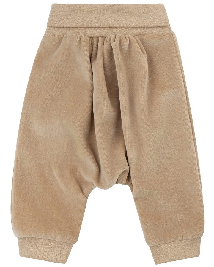Wooly Organic - Hose Samt beige