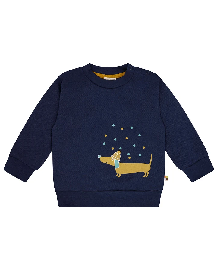 loud + proud - Sweatshirt "Dackel" ultramarin