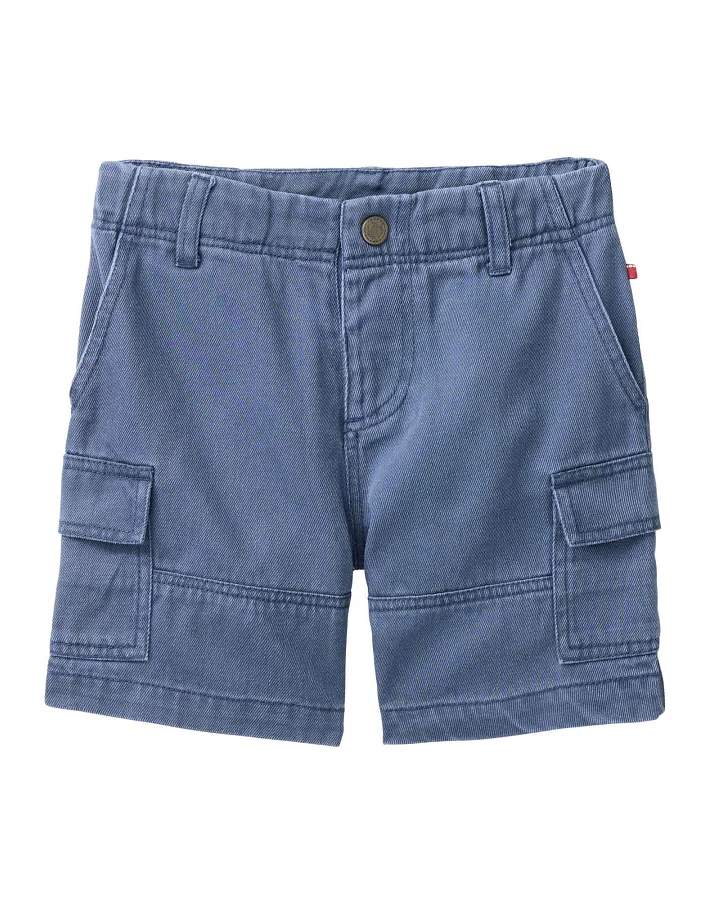 People Wear Organic - Twill-Bermuda ozean