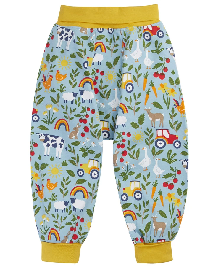Frugi - Pumphose "Farm" hellblau