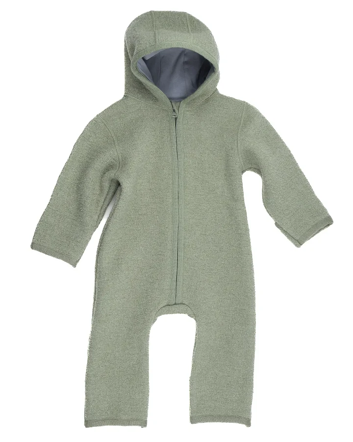 Halfen Strickerei - Walk-Overall mit Reißverschluss sage