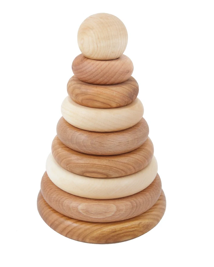 Wooden Story - Stapelturm natur