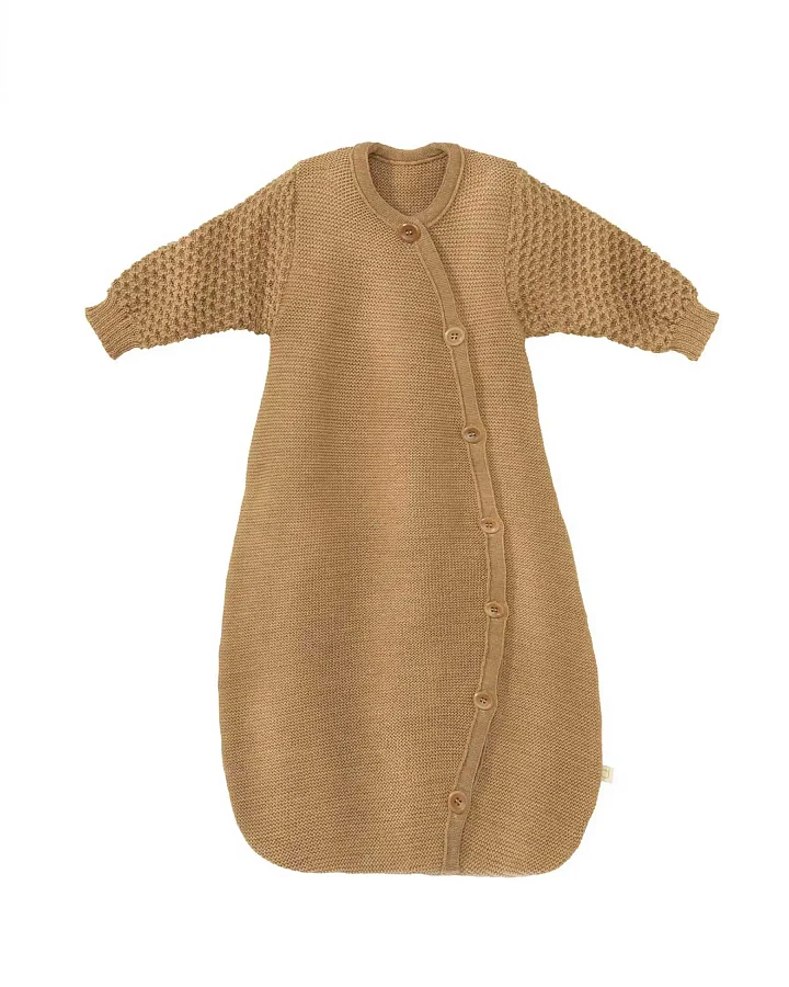 Disana - Langarm-Schlafsack karamell Gr. 2