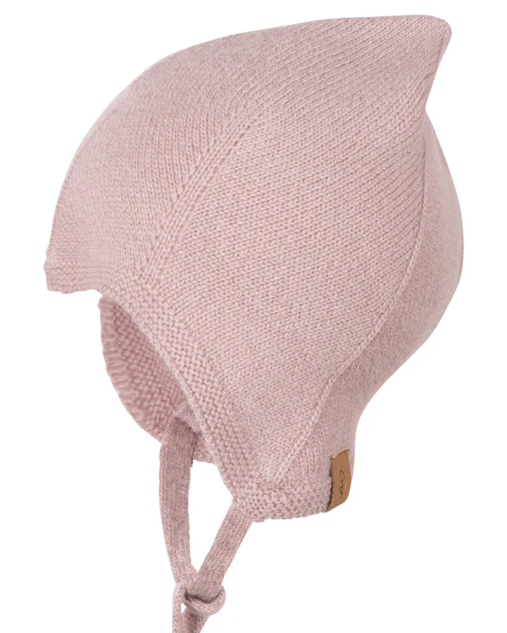 Pure Pure by Bauer - Häubchen Merinowolle mit Kaschmir dusty-rose 37/39