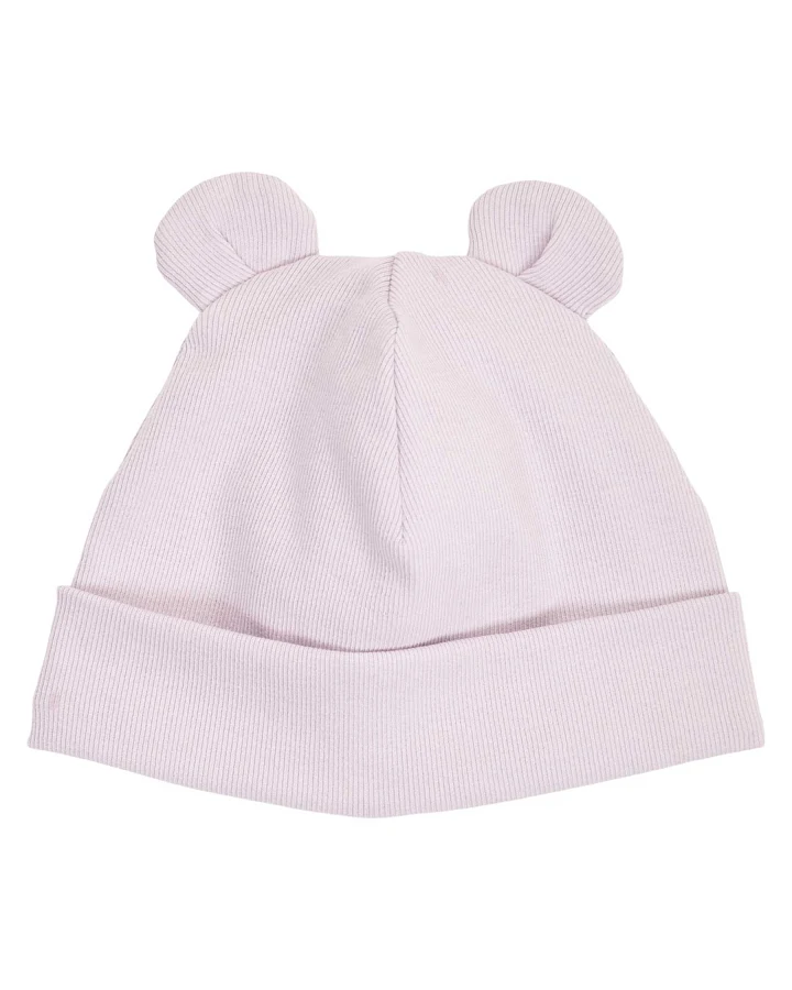 Müsli by green Cotton - Ripp-Mütze mit Bärenohren bloom