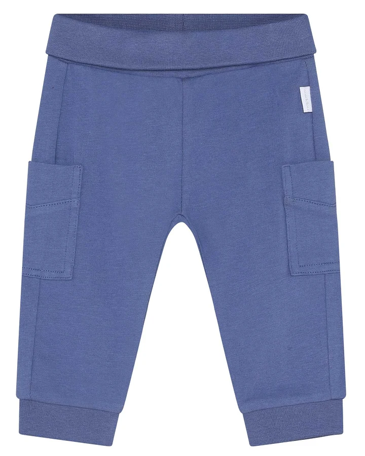 Noppies - Babyhose mit Umschlagbund blau