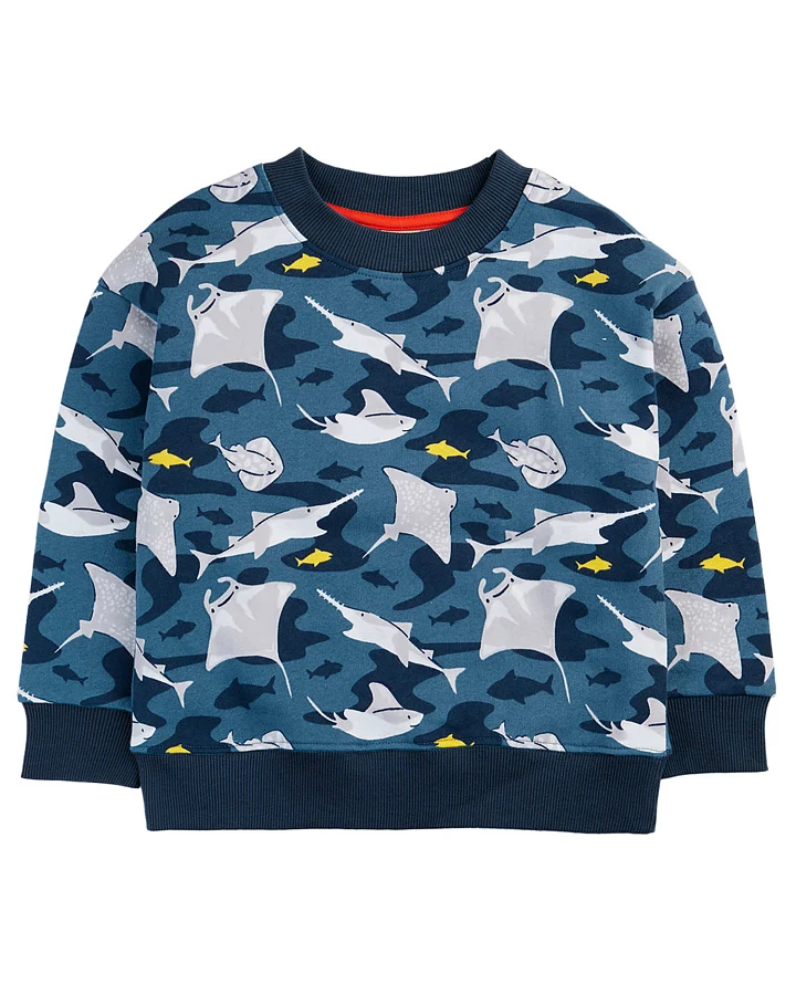 Frugi - Sweatshirt "Ocean" blau