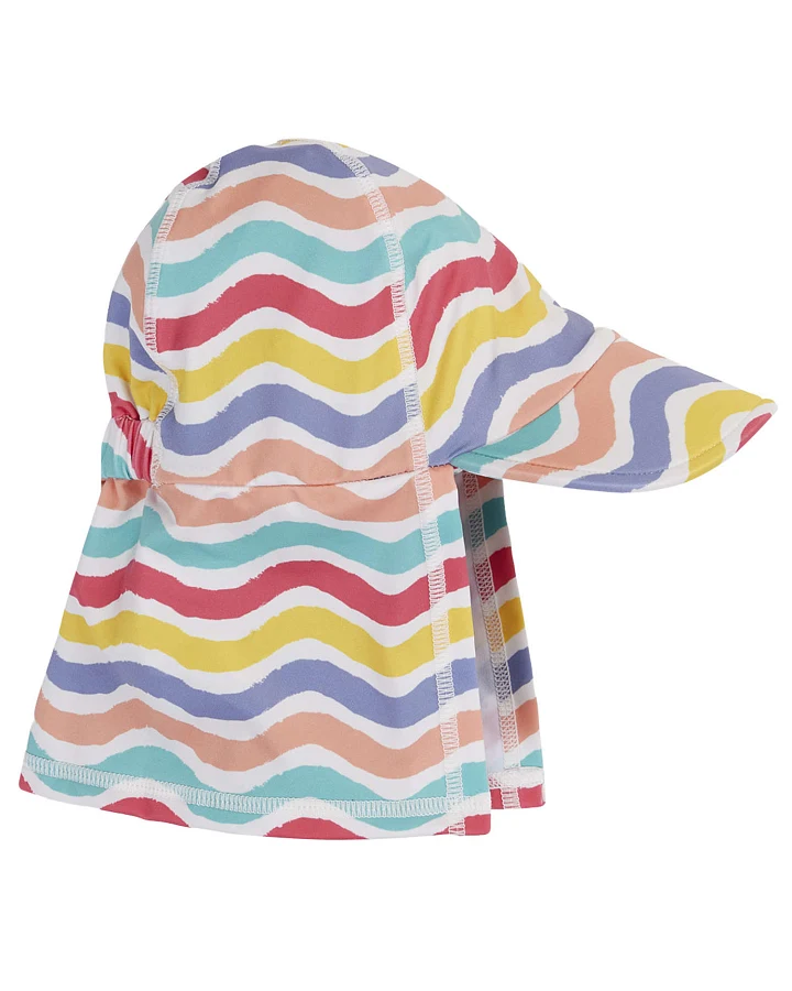 Frugi - Badehut bunt gestreift UPF 50+