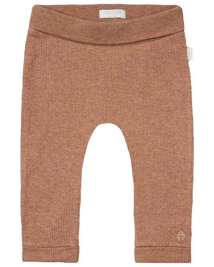 Noppies - Babyhose "Ripp" orangebraun melange