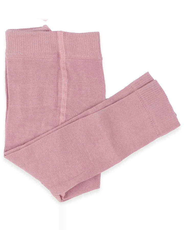 Grödo Strumpfwaren - Feine Strick-Leggings altrosa 116-122