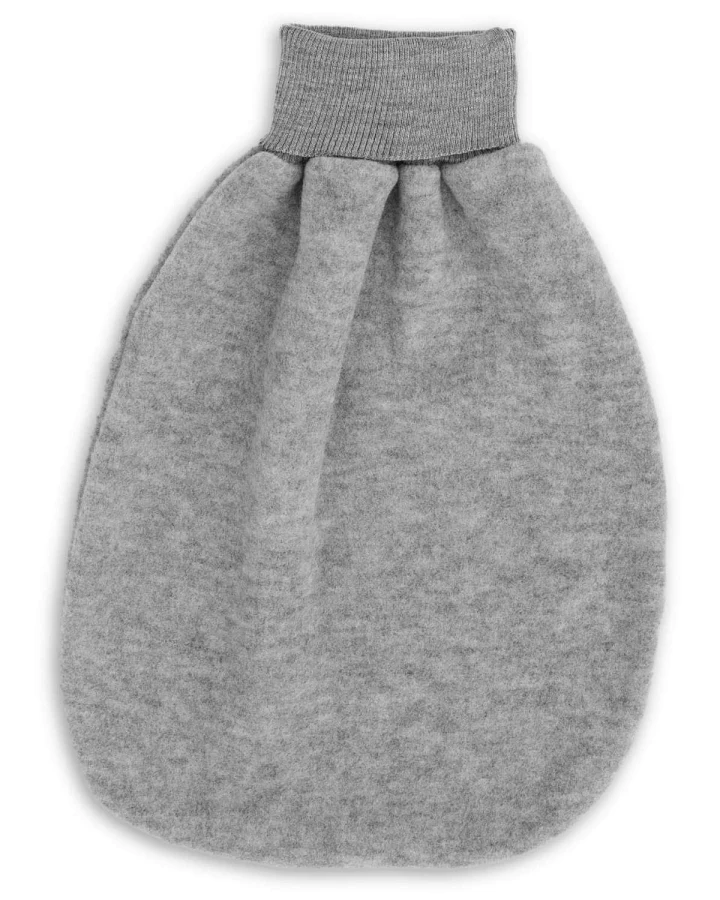 Engel - Strampelsack Winter Fleece Merinowolle grau