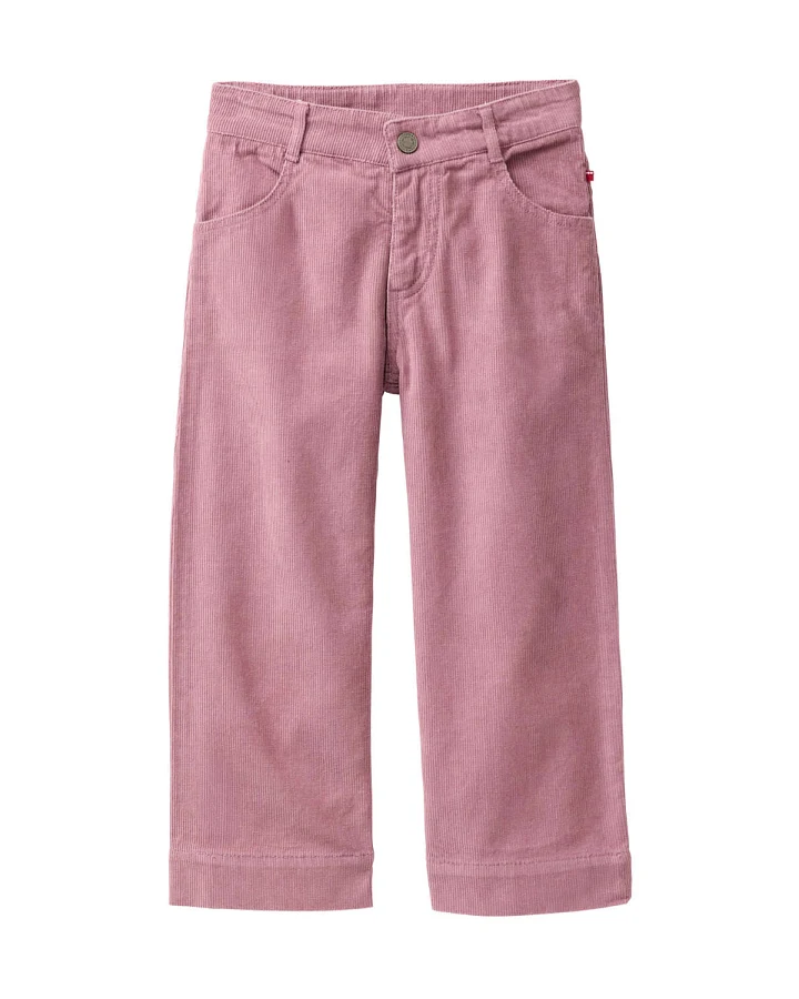 People Wear Organic - Mädchen-Cordhose dunkelmalve