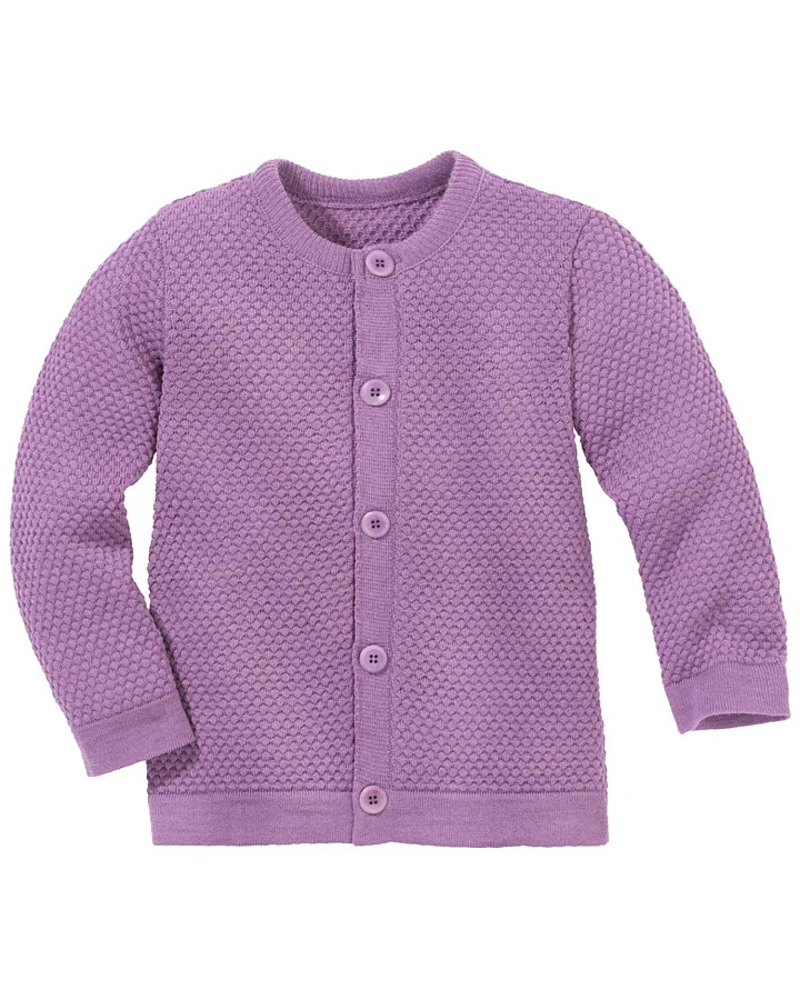 Disana - Strickjacke Merinowolle flieder
