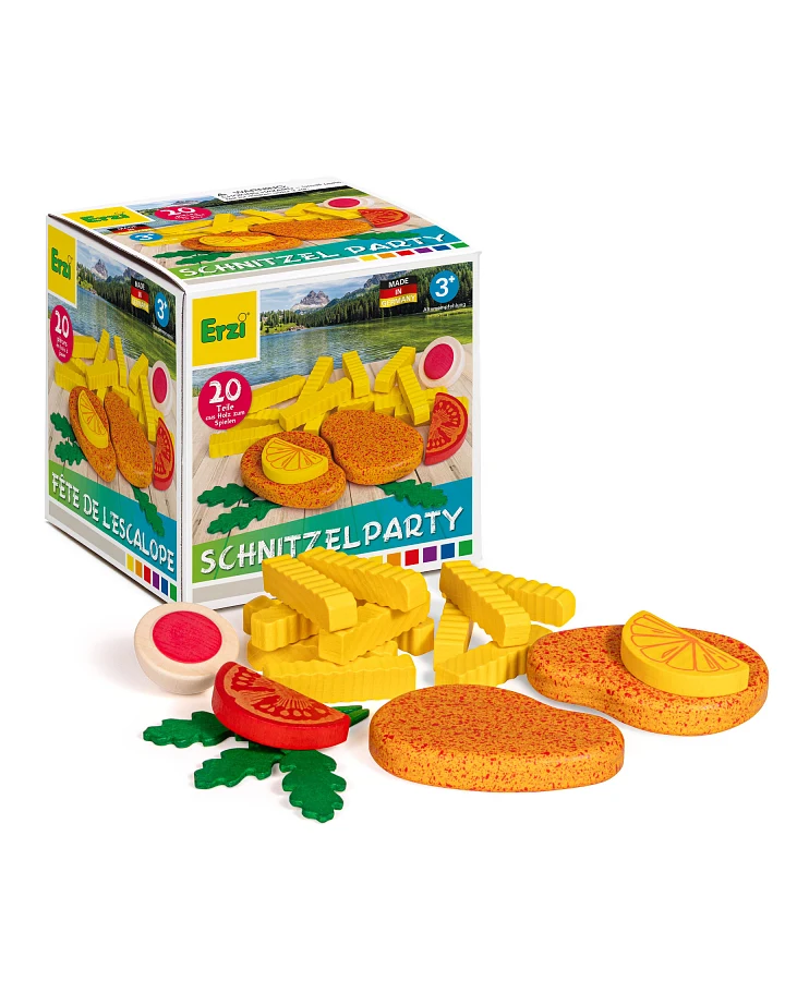 erzi - Spielküchen Zubehör "Schnitzelparty"