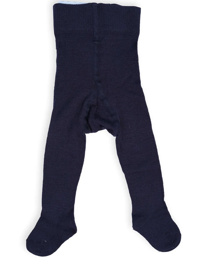 Grödo Strumpfwaren - Wollstrumpfhose Baby dunkelblau