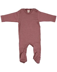 Produktseite: Lilano - Strampelanzug Wolle-Seide mauve
