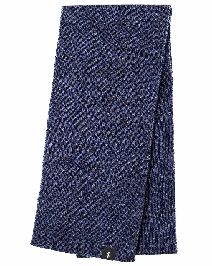 Pure Pure by Bauer - Strickschal mit Wolle/Seide marine
