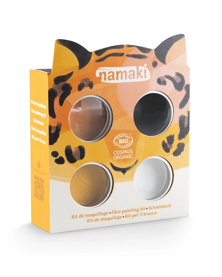 namaki - Kinderschminke "Wilde Tiere" 4er Set