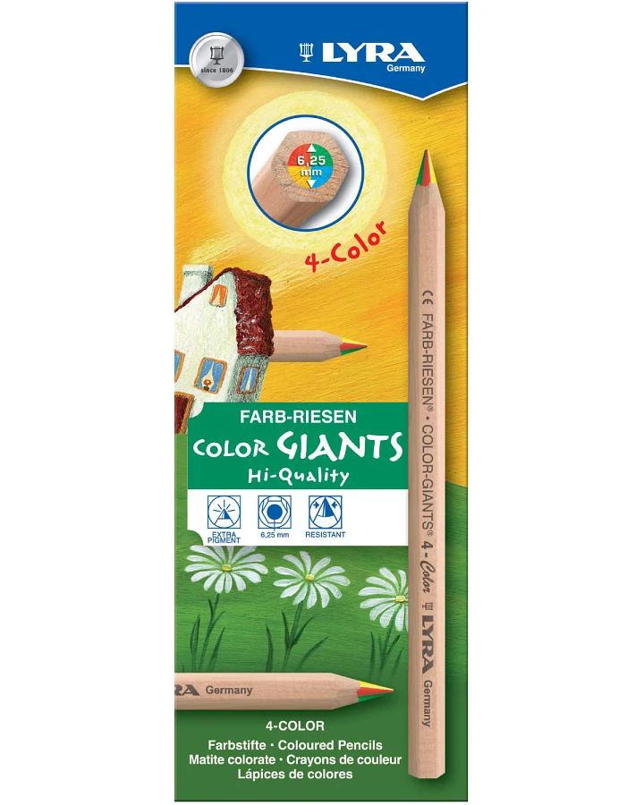 Lyra - Vierfarbstift Sechskant Colour-Gigants®
