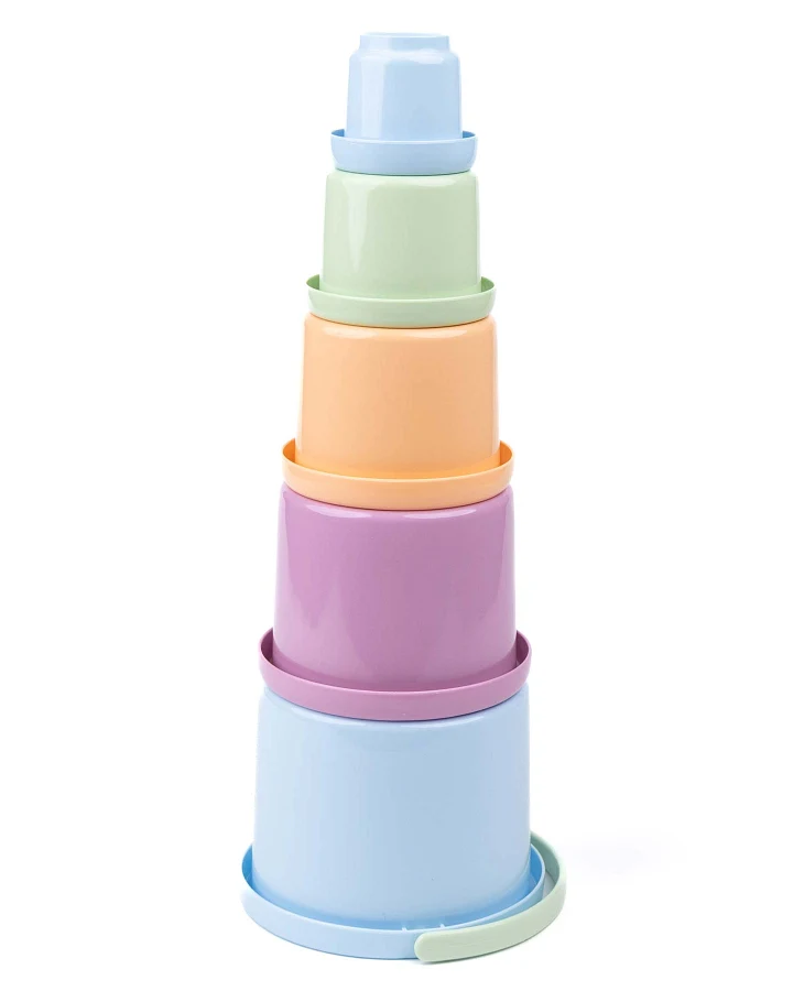 spielstabil - Stapelbecher-Set pastell 5-teilig