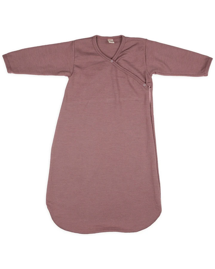 Lilano - Wickelsack Wolle Seide mauve
