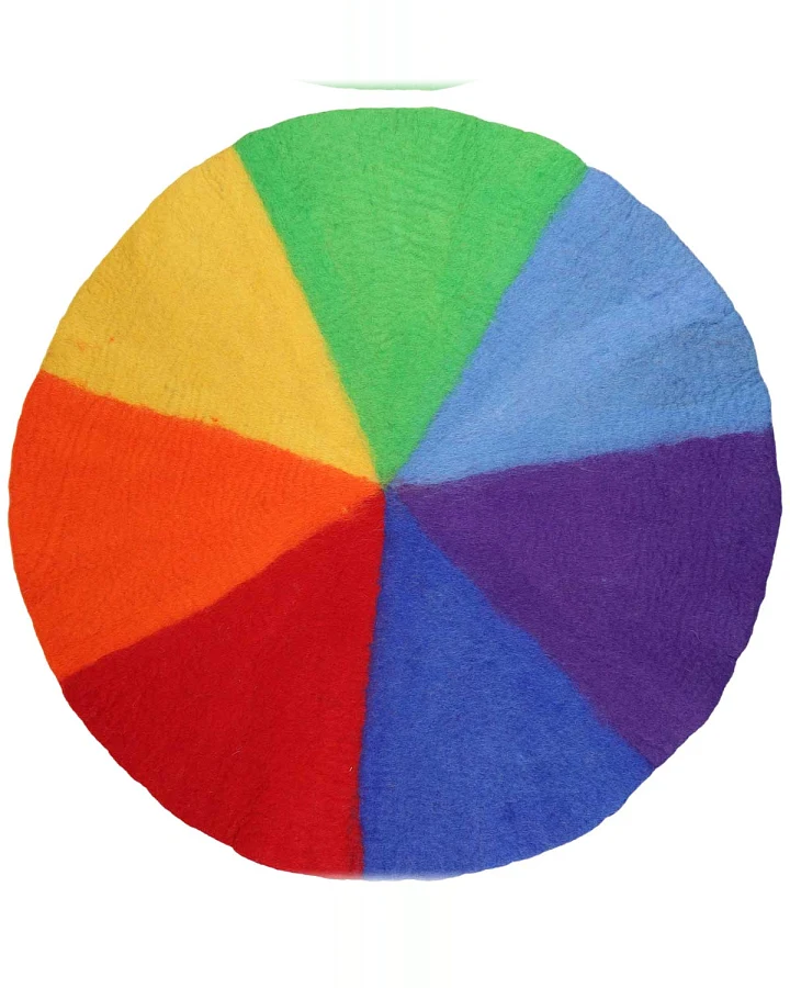 Papoose - Filz Spielmatte Regenbogen 90 cm