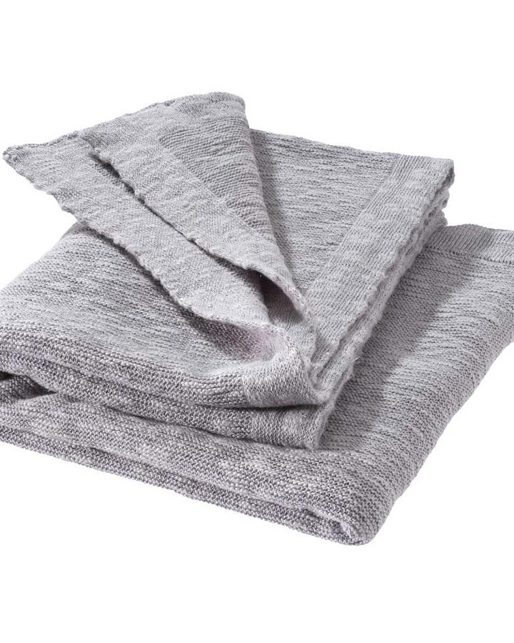 Disana - Leinen Decke 80x100 grau
