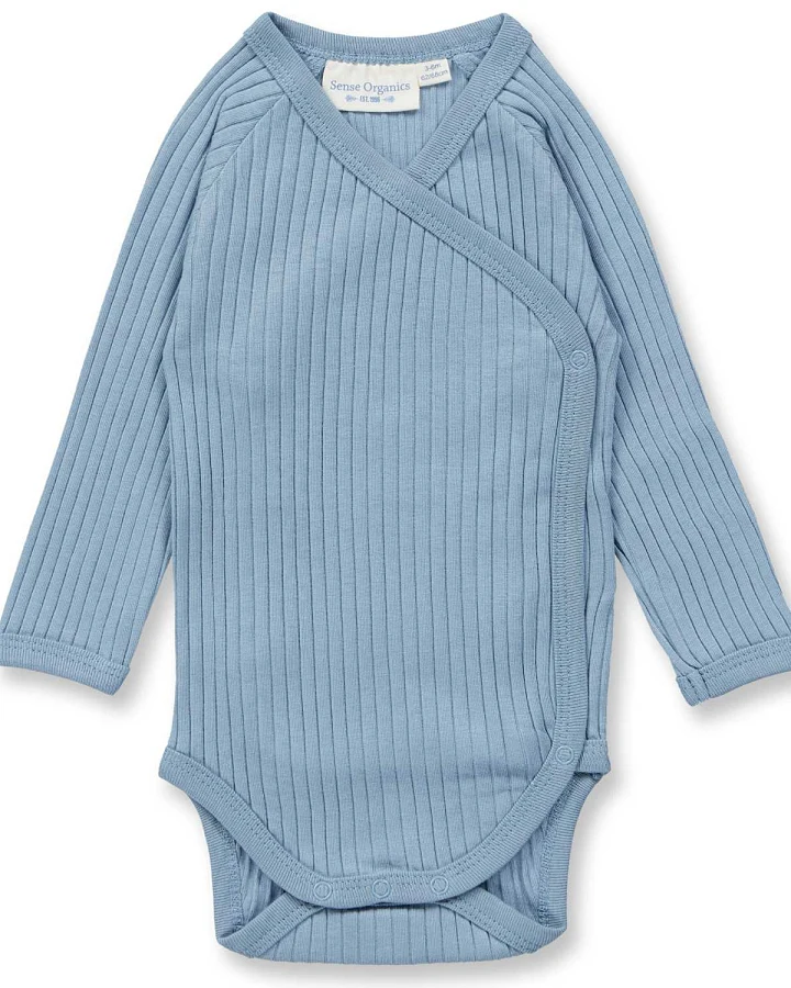 Sense Organics - Ripp-Wickelbody light denim