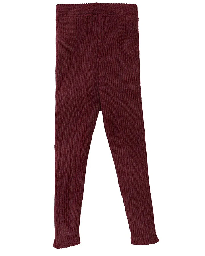 Produktseite: Disana - Strick-Leggings Merinowolle cassis