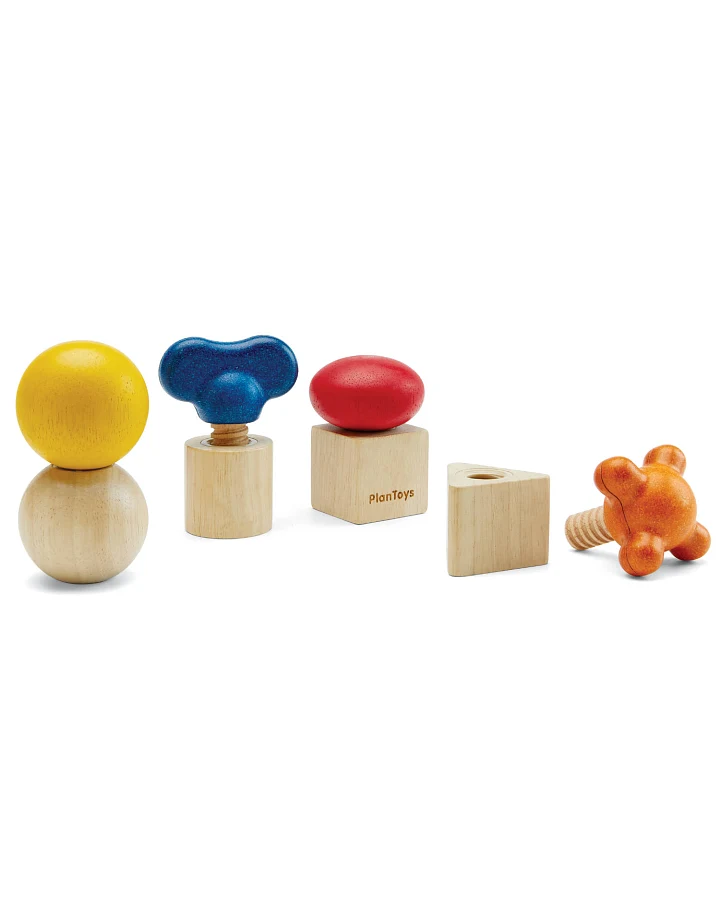 PlanToys - Schrauben und Muttern