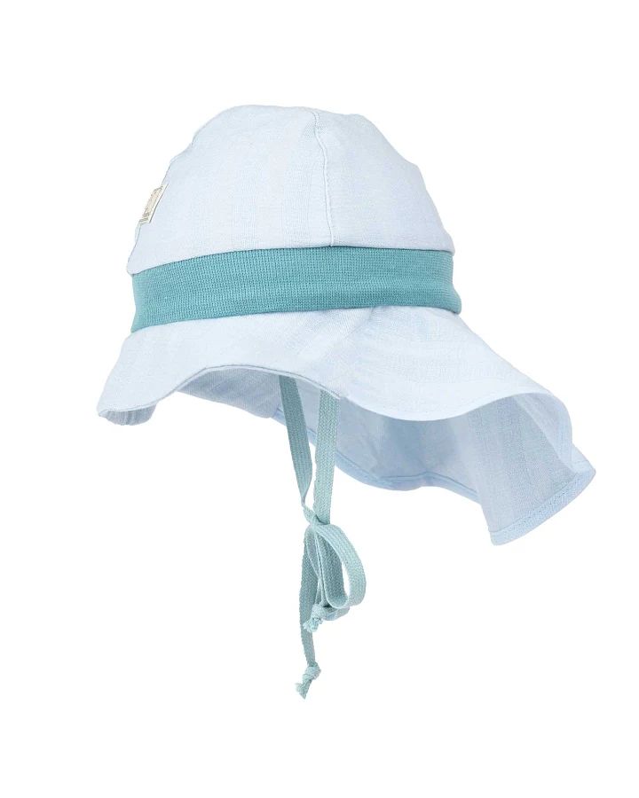 Pickapooh - Feuerwehr Hut Musselin blue surf