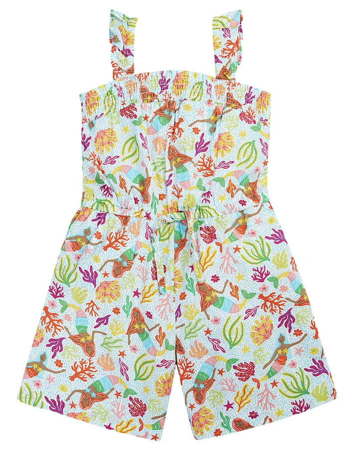 Frugi - Jumpsuit "Meerjungfrau" blau-lila