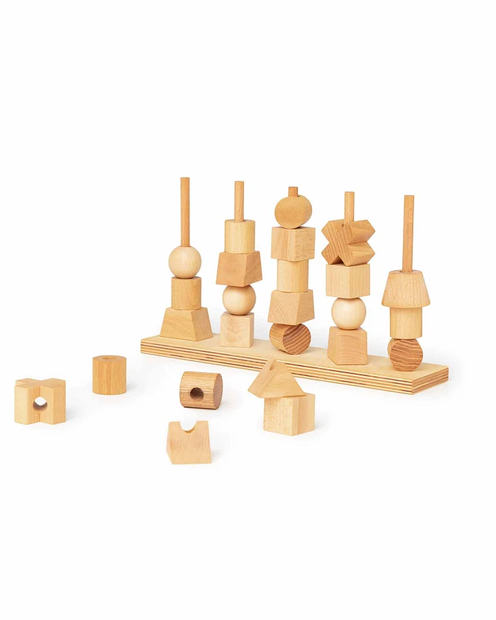 Wooden Story - Steckspiel Natur