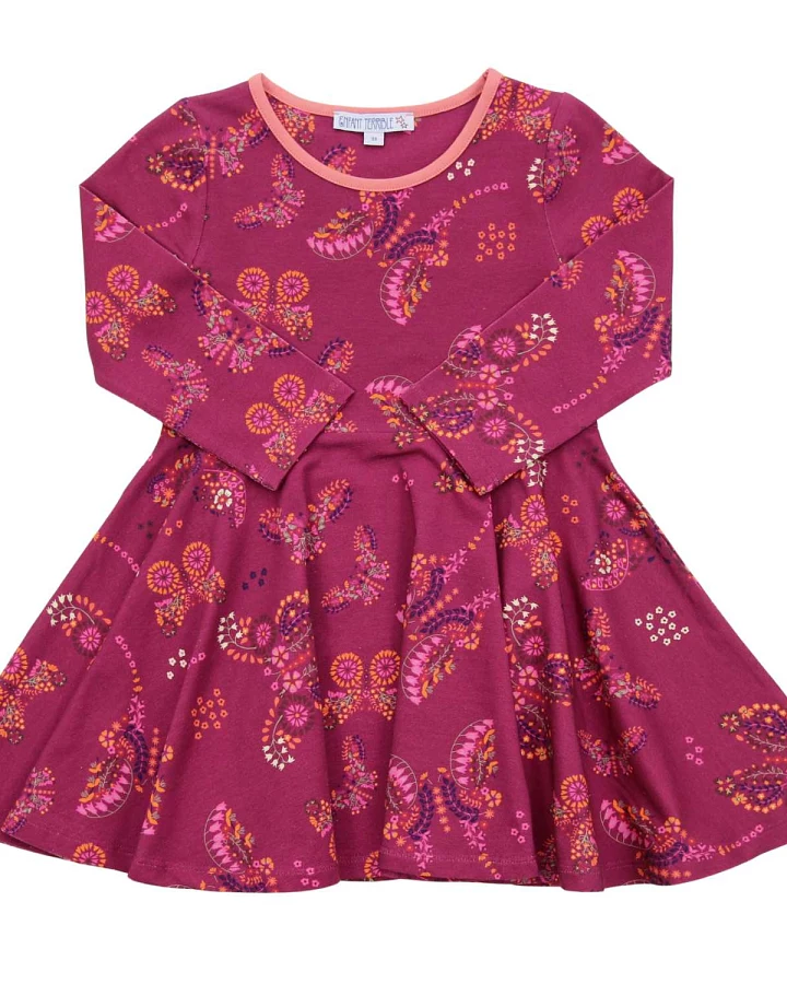 Enfant Terrible - Skaterkleid "Schmetterlinge" berry