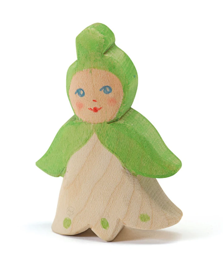 Ostheimer - Holzfigur Blumenkind Märzenbecher