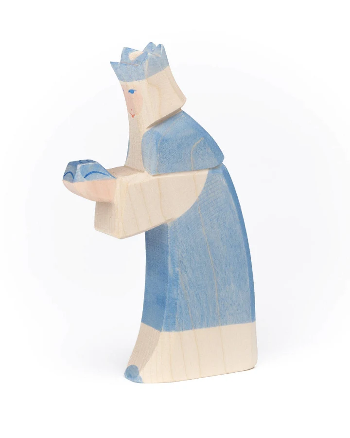 Ostheimer - Krippenfigur König blau