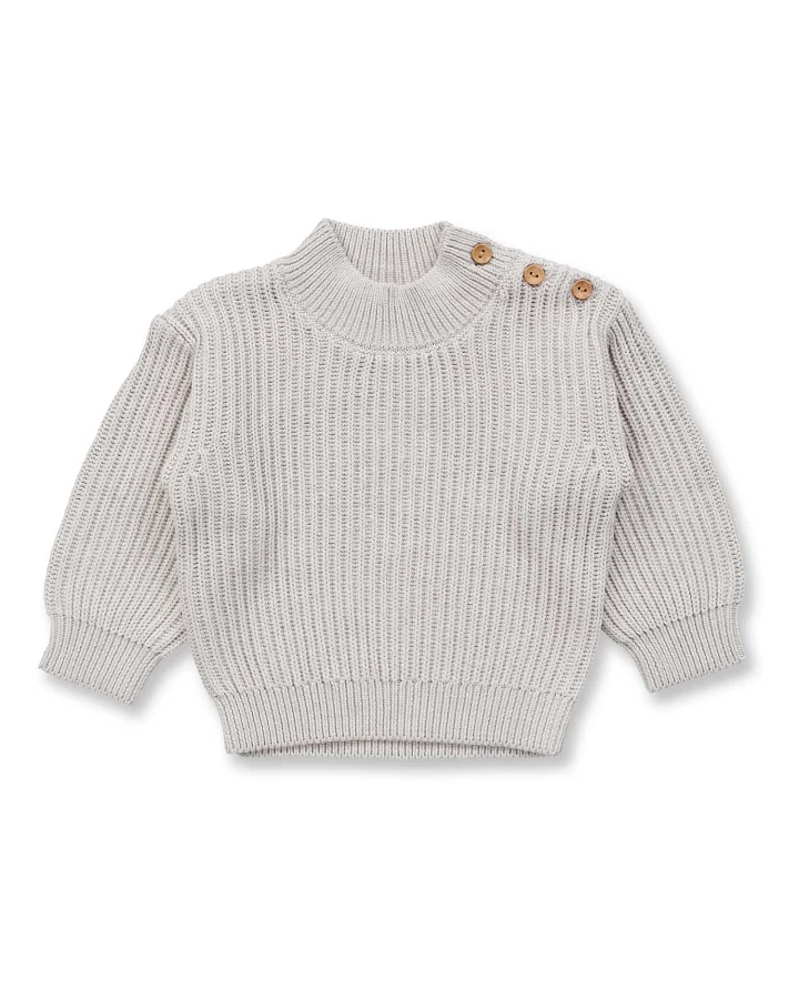 Sense Organics - Strick-Pullover creme melange