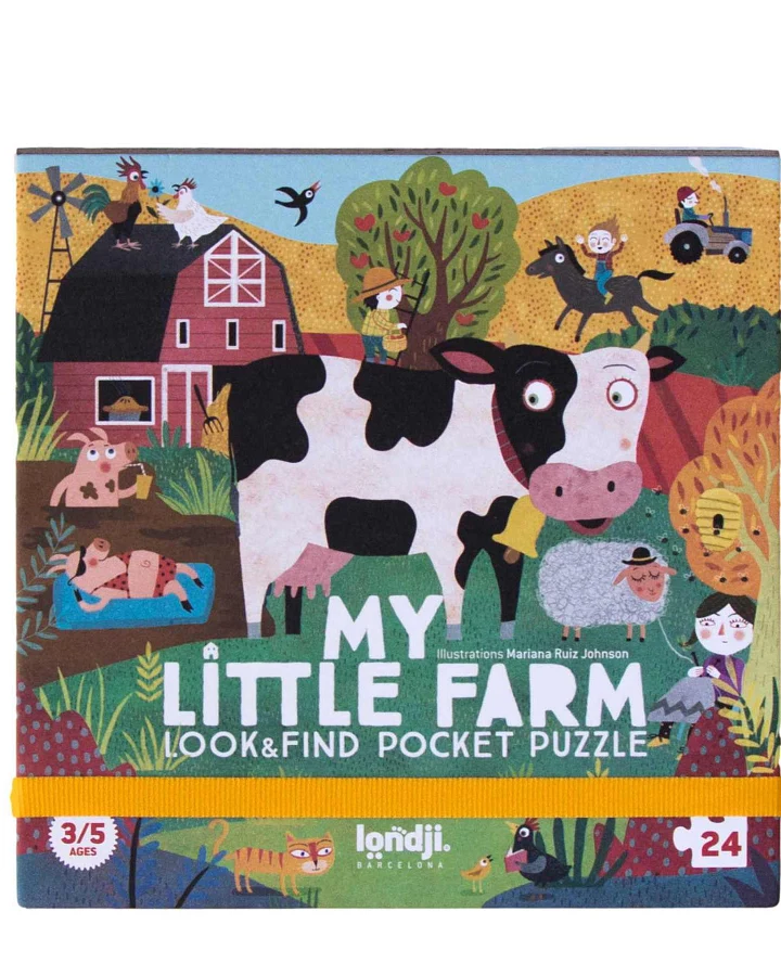 londji - Taschenpuzzle "My little Farm"