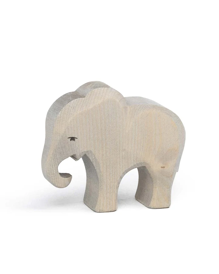 Ostheimer - Holztier Elefant klein fressend